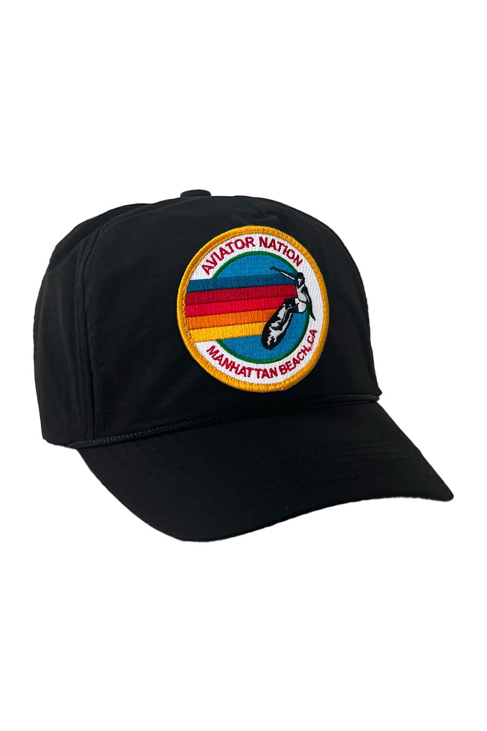 Retro SIGNATURE MANHATTAN BEACH VINTAGE NYLON TRUCKER HAT