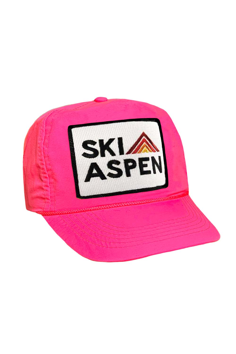 Retro SKI ASPEN - VINTAGE NYLON TRUCKER HAT