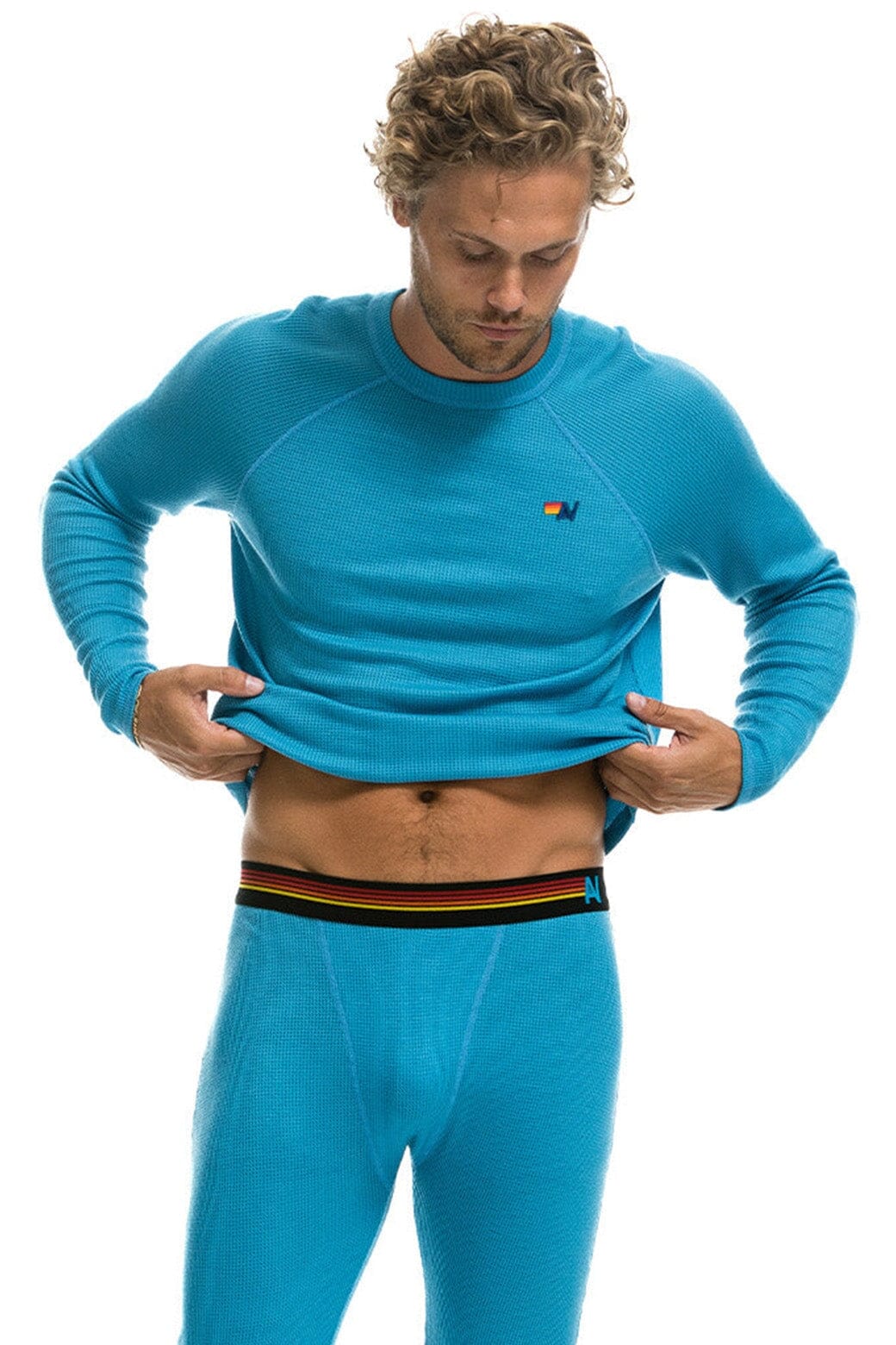 Retro THERMAL BASE LAYER TOP - OCEAN