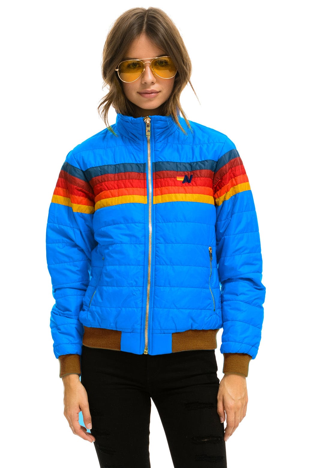Classic 5 STRIPE JACKET - BLUE CINA GLOSSY