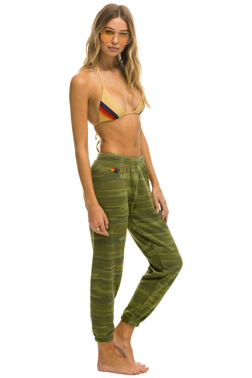 Classic 5 STRIPE SWEATPANTS - CAMO
