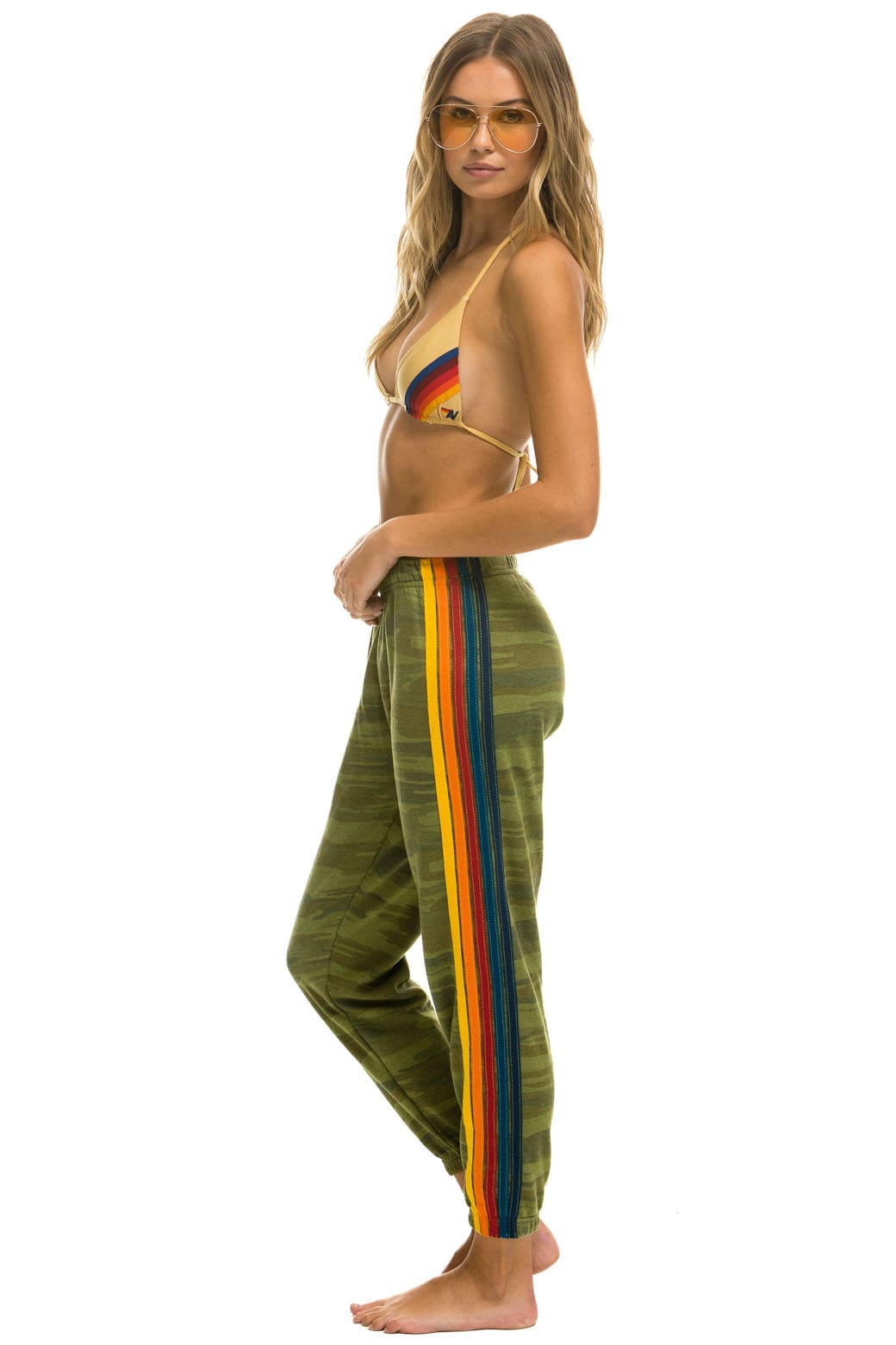 Classic 5 STRIPE SWEATPANTS - CAMO